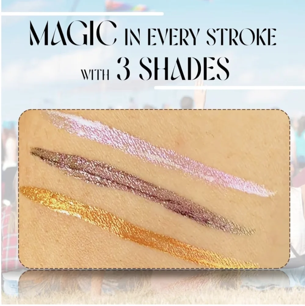NWT Casper The Friendly Ghost Duo Chrome Liquid Eyeliner Pearlescent Shimmer